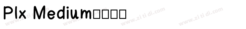 Plx Medium字体转换